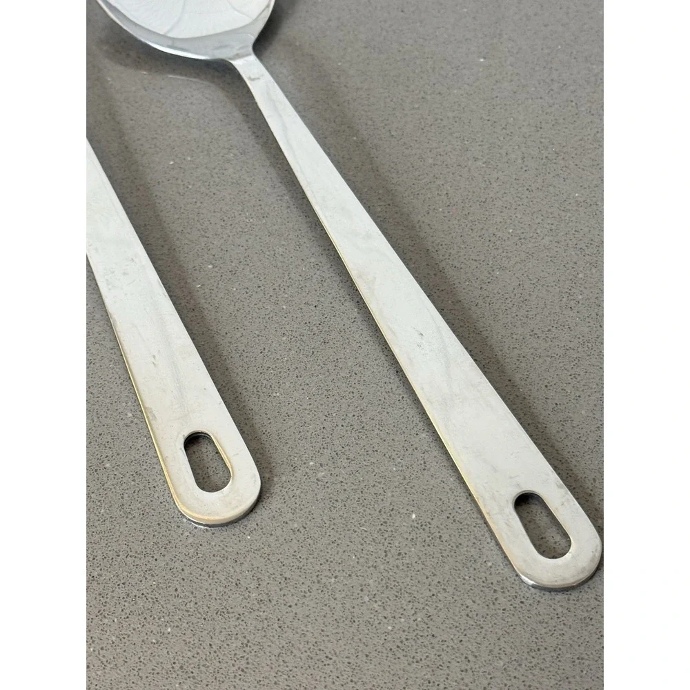 Wolfgang Puck Set 3 Cafe Collection Stainless Steel Cooking Utensils Heavy EUC